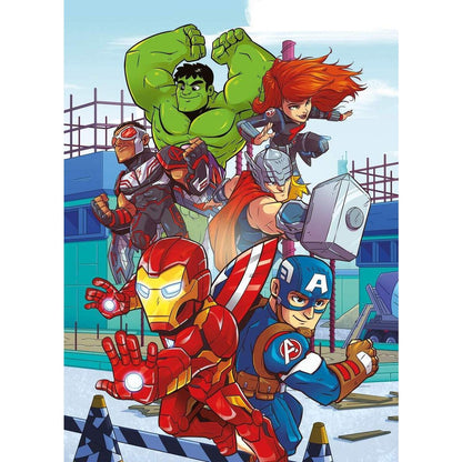 Clementoni Play for Future - Marvel Superhelden, 2 x 20 Teile