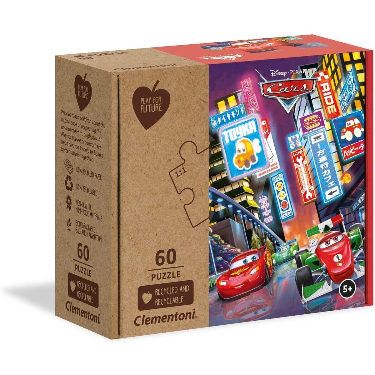 Clementoni Play for Future - Disney Pixar Cars, 60 Teile