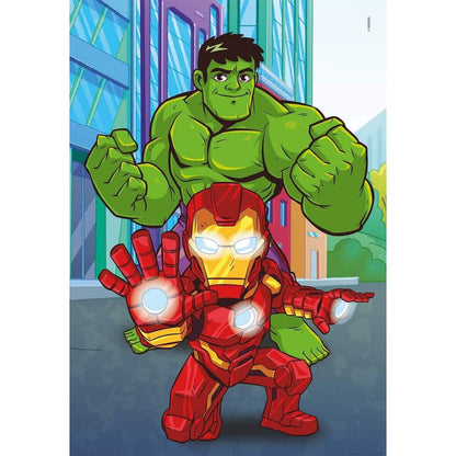 Clementoni Play for Future - Marvel Superhero, 3 x 48 Teile