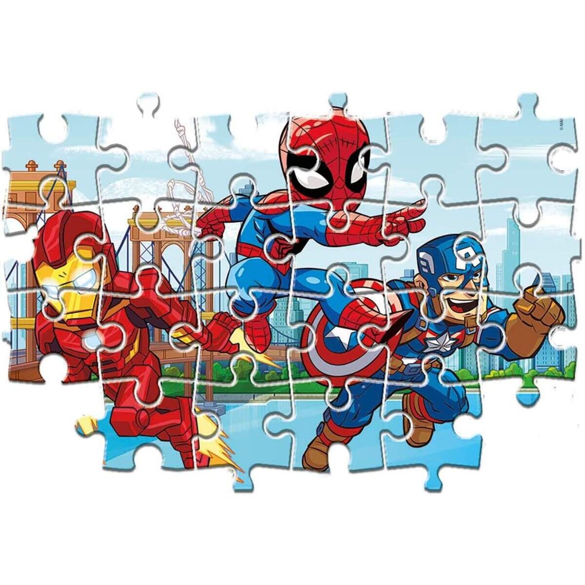 Clementoni Play for Future - Marvel Superhero, 3 x 48 Teile