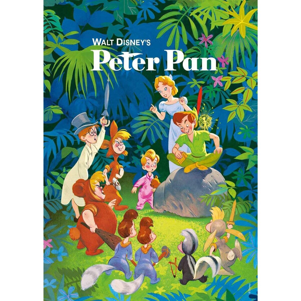 Clementoni Play for Future - Disneys Dschungel-Buch + Peter Pan, 2 x 20 Teile