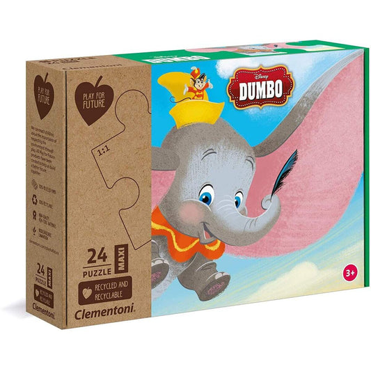 Clementoni Play for Future Maxi Puzzle - Dumbo, 24 Teile
