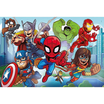 Clementoni Play for Future Maxi Puzzle - Marvel Superhelden, 24 Teile
