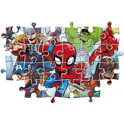 Clementoni Play for Future Maxi Puzzle - Marvel Superhelden, 24 Teile