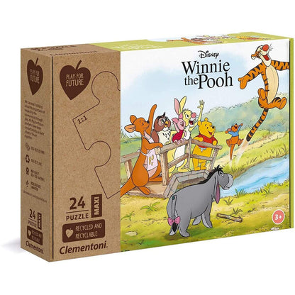 Clementoni Play for Future Maxi Puzzle - Winnie the Pooh, 24 Teile