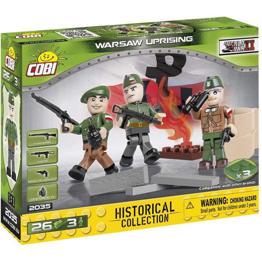 Cobi 2035 Soldaten 3er Warschauer Aufstand