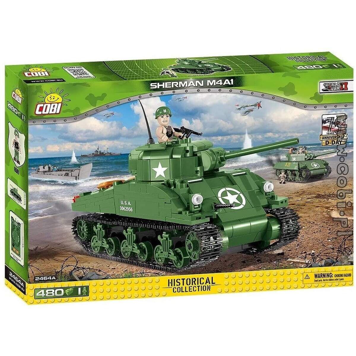 Cobi 2464A Historical Collection US_Panzer Sherman M4A1