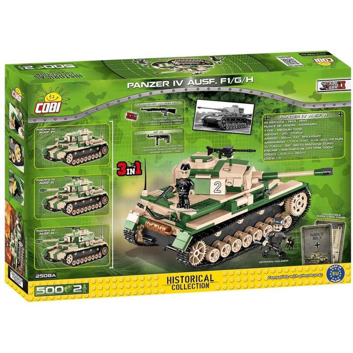 Cobi 2508A Small Army World War 2 Panzer iV Ausf. F1/G/H
