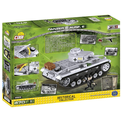 Cobi 2523 Bausatz Panzer III Ausführung E 475 Steine