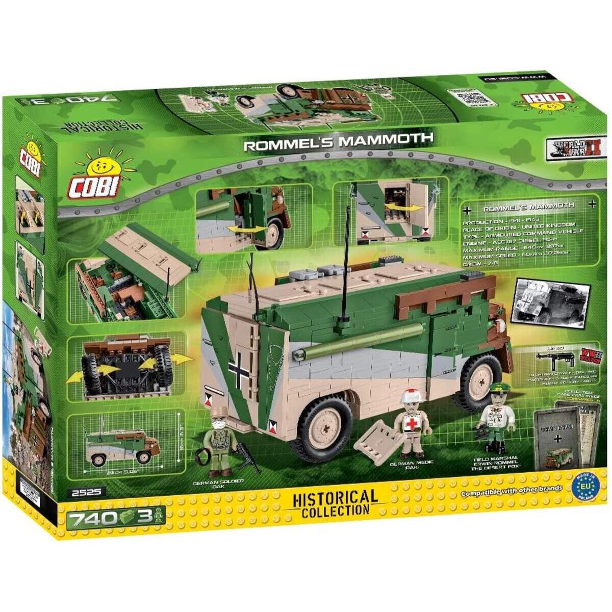 Cobi 2525 Historical Collection Rommel's Mammoth