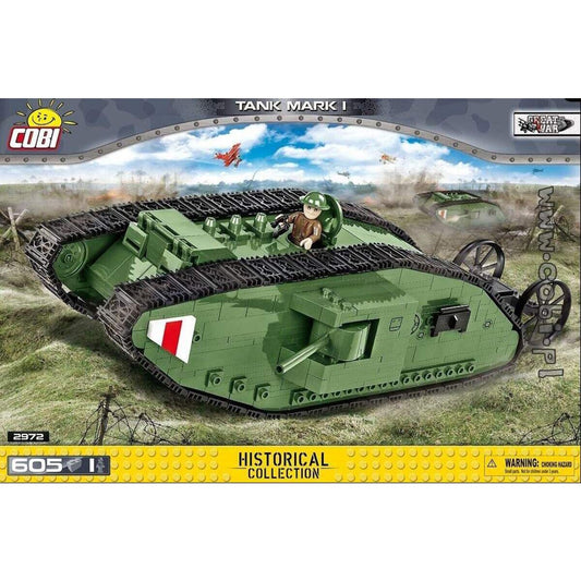 Cobi 2972 Historical Collection Panzer Tank Mark I