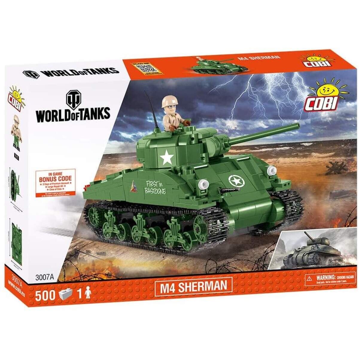Cobi 3007A World of Tanks Panzer M4 Shermann