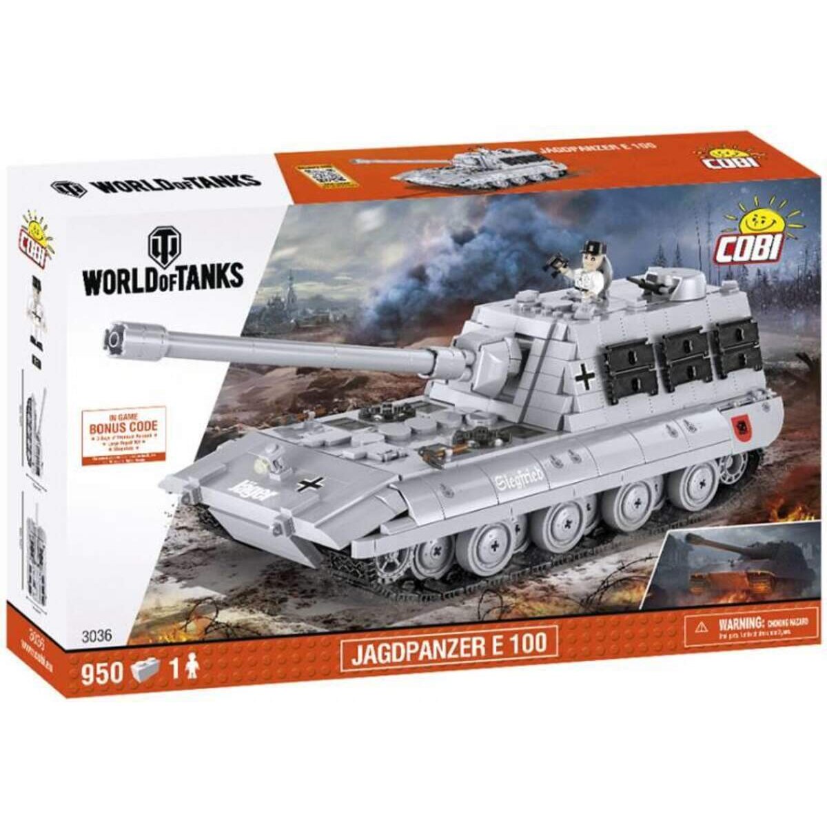 Cobi 3036 Modelbausatz World of Tanks Jagdpanzer E100