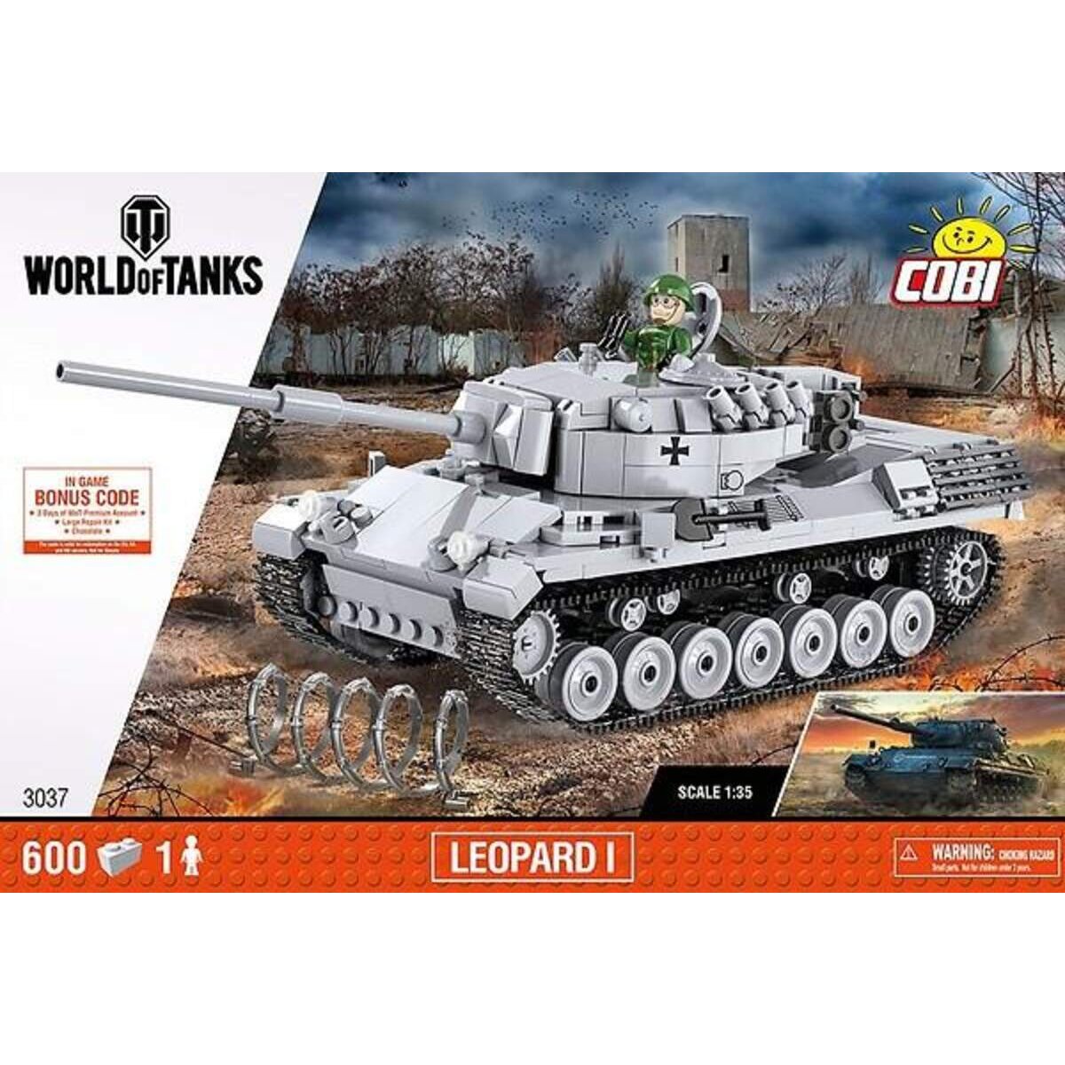 Cobi 3037 World of tanks Leopard 1
