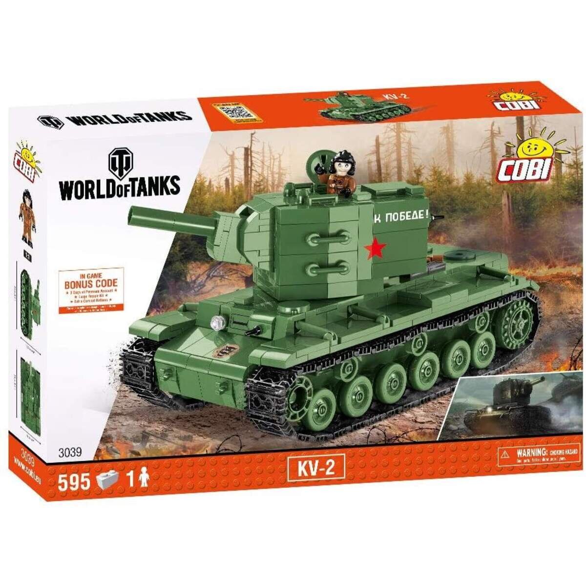 Cobi 3039 Bausatz PanzerKV-2 595 Steine