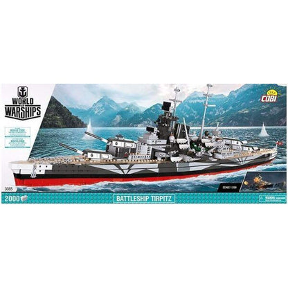 Cobi 3085 World of Warships Battleship Tirpitz 2000 Teile