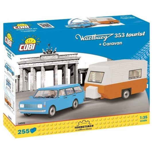 Cobi 4592 Wartburg 353 tourist + Caravan