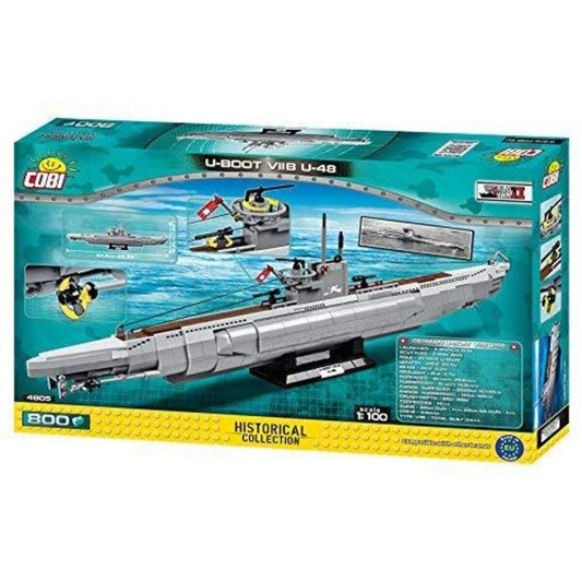 Cobi 4805 World War II U-Boot VIIB U-48