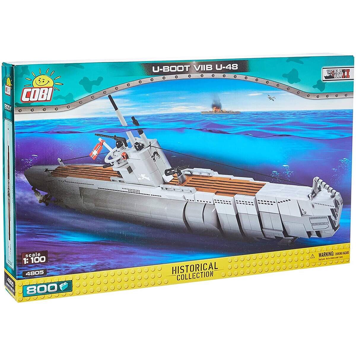 Cobi 4805 World War II U-Boot VIIB U-48