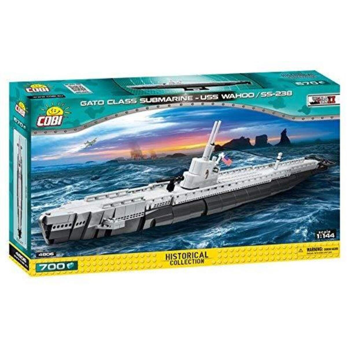 Cobi 4806 Historical Collection Gato Class Submarine USS Wahoo SS-238