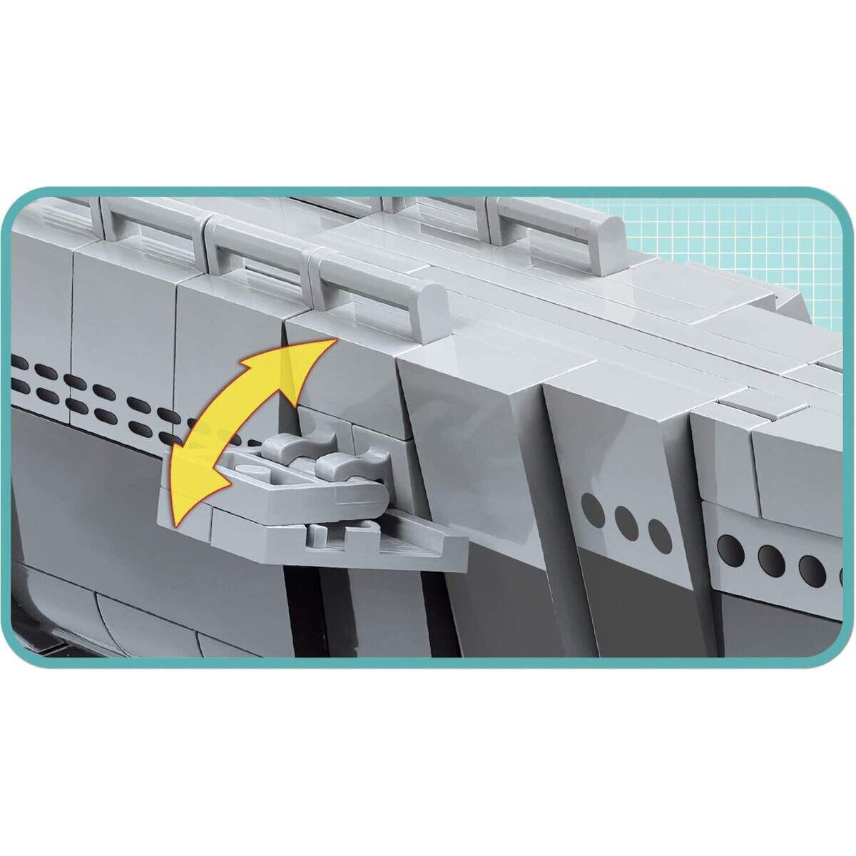 Cobi 4806 Historical Collection Gato Class Submarine USS Wahoo SS-238