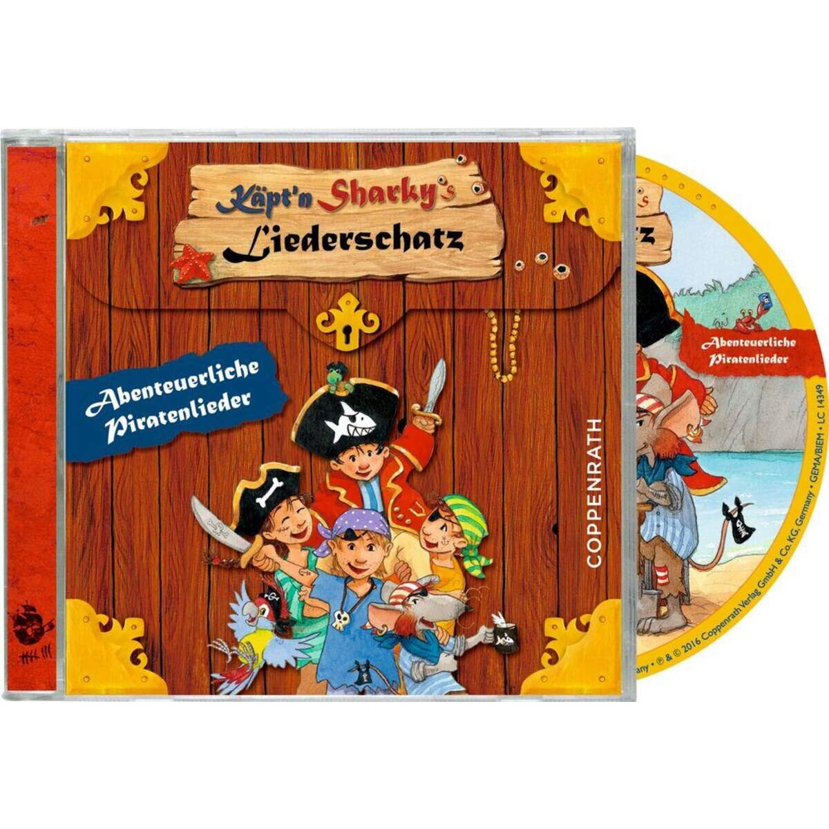 Coppenrath CD Capt'n Sharkys Liederschatz Abenteuerliche Piratenlieder