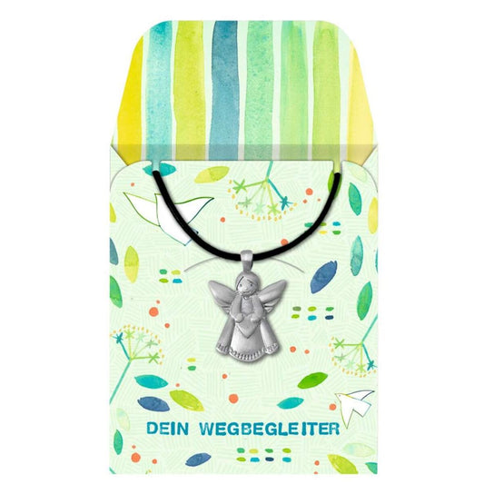 Coppenrath Dein Wegbegleiter Lederhalsband mit Engelanhänger