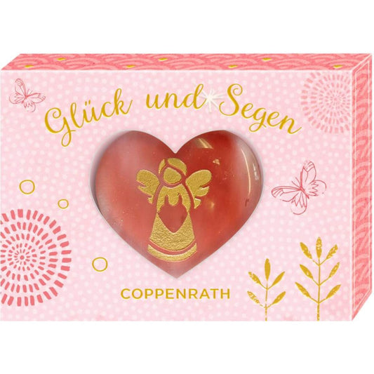 Coppenrath Edelstein mit Gravur Glück und Segen Schutzengel