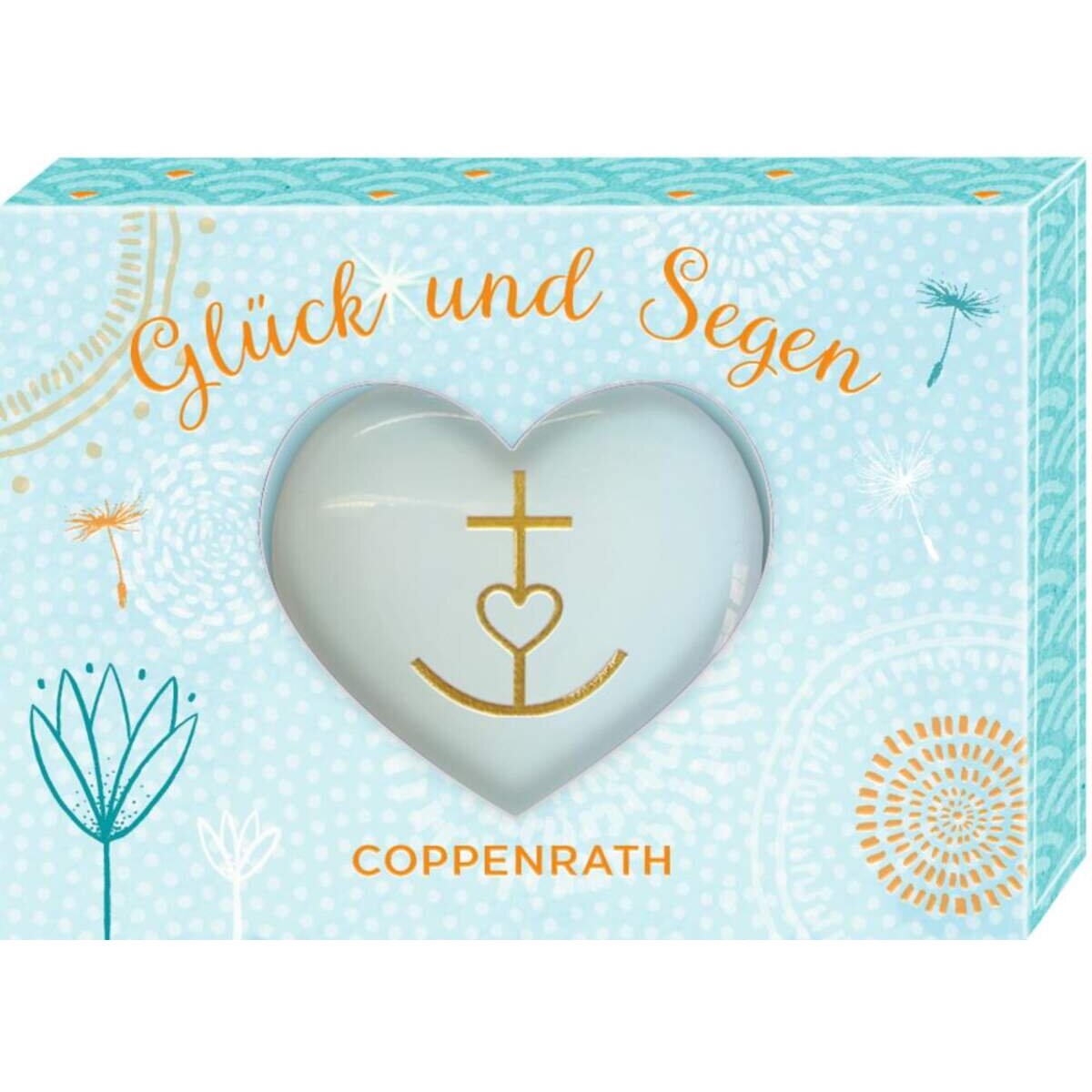Coppenrath Edelstein mit Gravur Glück und Segen Glaube-Liebe-Hoffnung