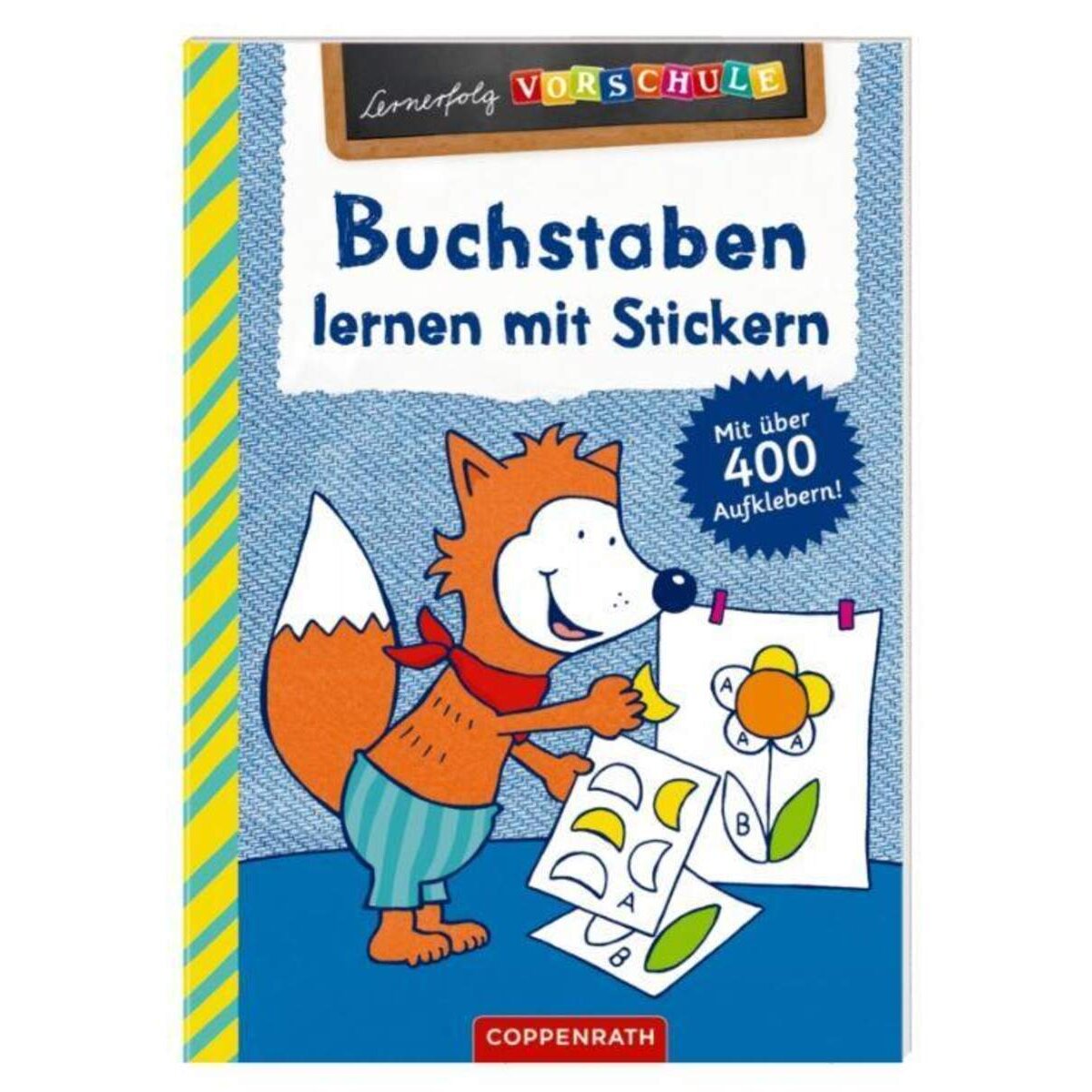 Coppenrath Lernerfolg Vorschule Buchstaben lernen mit Stickern
