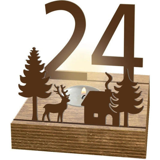 Coppenrath Leuchtende Adventszeit, Windlicht-Adventskalender