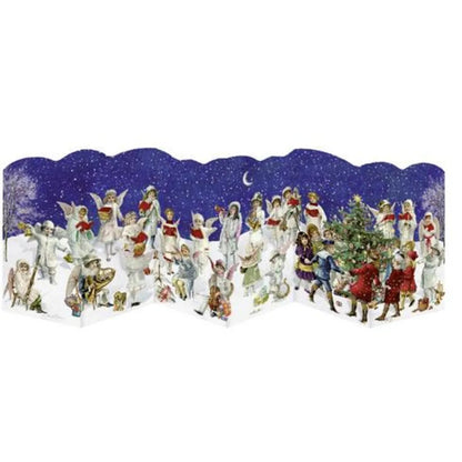 Coppenrath Mini-Adventskalender Nostalgische Leporello-Karten, sortiert