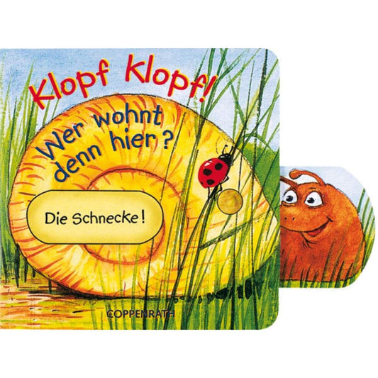 Coppenrath Mini-Pappe mit Schiebern: Klopf klopf! Wer wohnt denn hier?