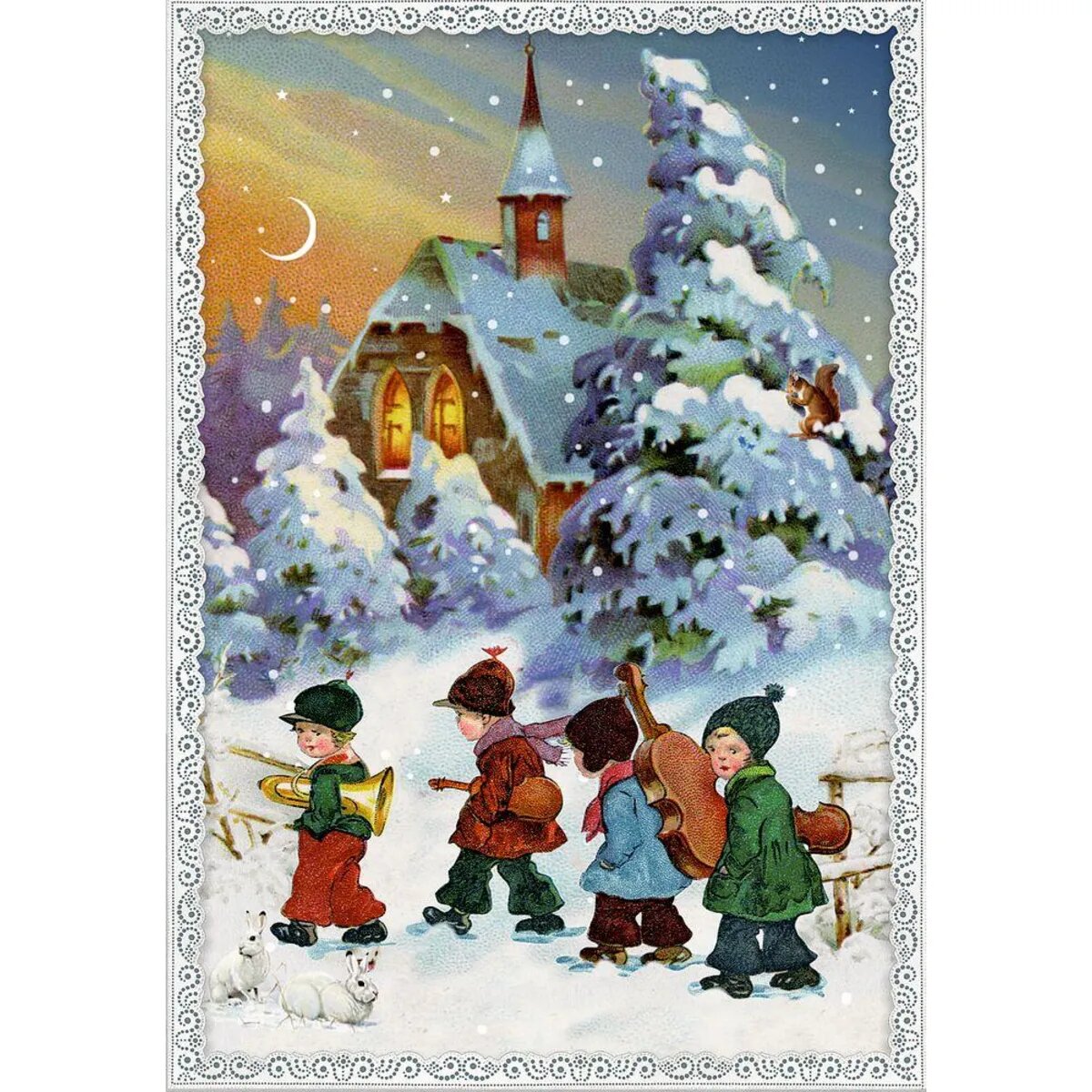 Coppenrath Nostalgische Adventspost, Mini-Adventskalender-Sortiment