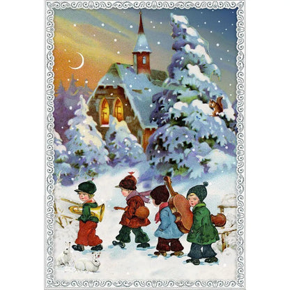 Coppenrath Nostalgische Adventspost, Mini-Adventskalender-Sortiment