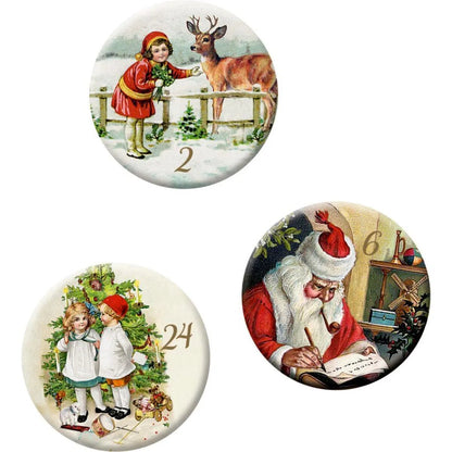 Coppenrath Nostalgische Adventszeit, Stoff-Adventskalender zum Befüllen