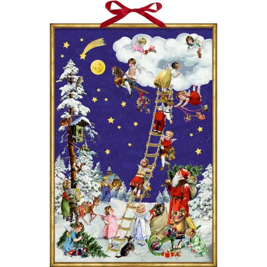 Coppenrath Nostalgische Himmelsleiter Wand-Adventskalender