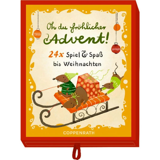 Coppenrath Schachtelspiel Oh du fröhlicher Advent! 24 x Spiel & Spaß