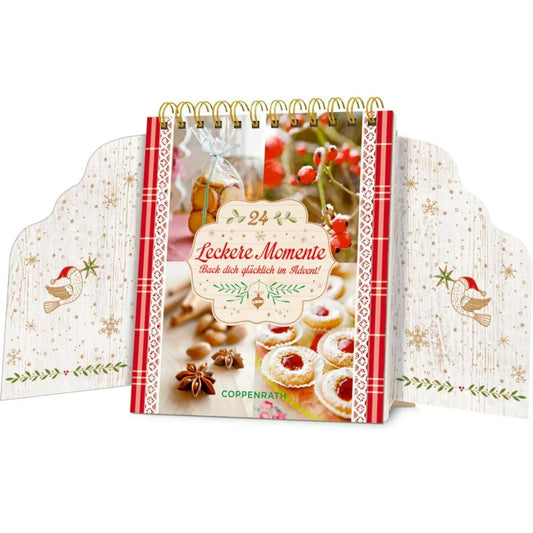 Coppenrath Verlag 24 leckere Momente Back dich ..., Tisch-Adventskalender