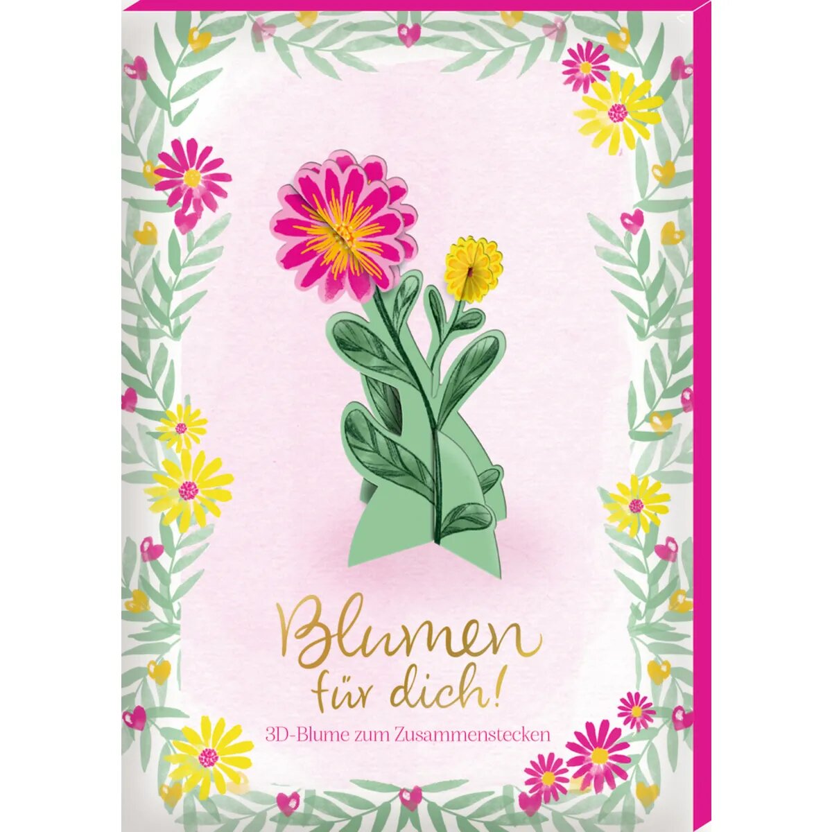 Coppenrath Verlag 3D-Bl. z. Zusammenstecken: Blumen für dich! (Love&Happiness)