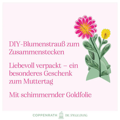 Coppenrath Verlag 3D-Bl. z. Zusammenstecken: Blumen für dich! (Love&Happiness)
