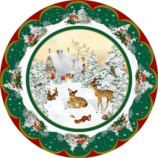 Coppenrath Verlag A3-Wandkalender – Nostalgischer Weihnachtsteller