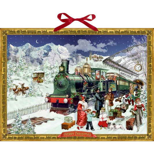 Coppenrath Verlag Adventskalender Nostalgische Eisenbahn