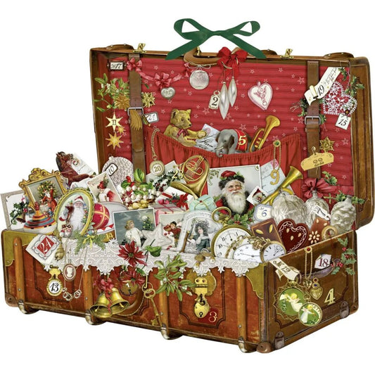 Coppenrath Verlag Adventskalender Nostalgischer Weihnachtskoffer