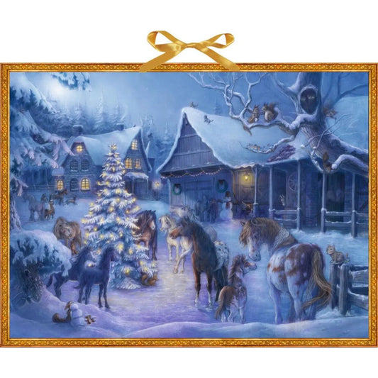 Coppenrath Verlag Adventskalender Weihnachten auf dem Pferdehof