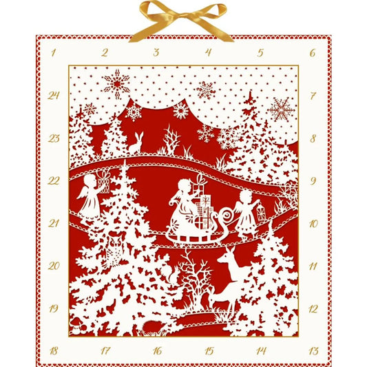 Coppenrath Verlag Adventskalender Weihnachtlicher Scherenschnitt
