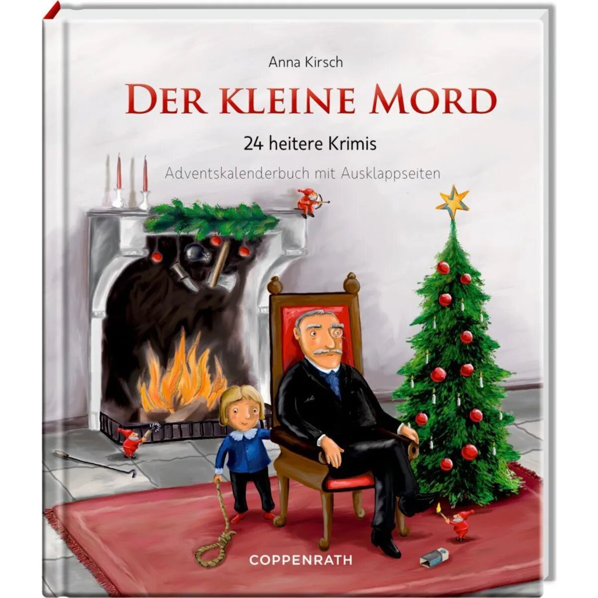 Coppenrath Verlag Adventskalenderbuch: Der kleine Mord - 24 heitere Krimis