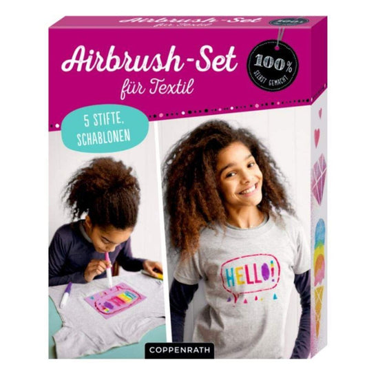 Coppenrath Verlag Airbrush-Set für Textil