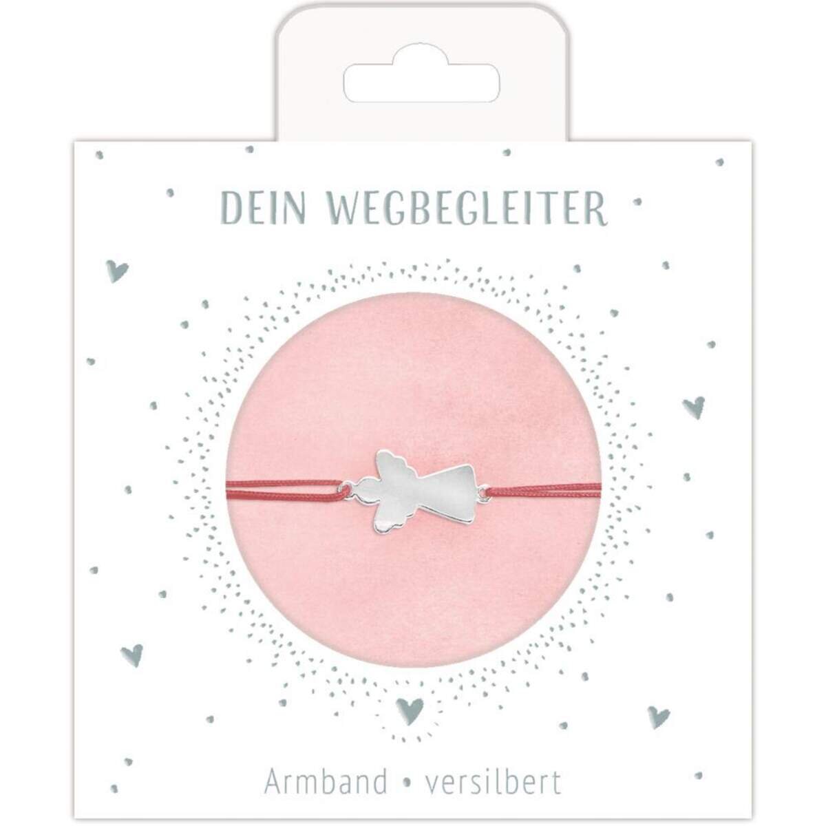 Coppenrath Verlag Armband mit Schutzengelanhänger (versilbert), 1 Stück, 2-fach sortiert