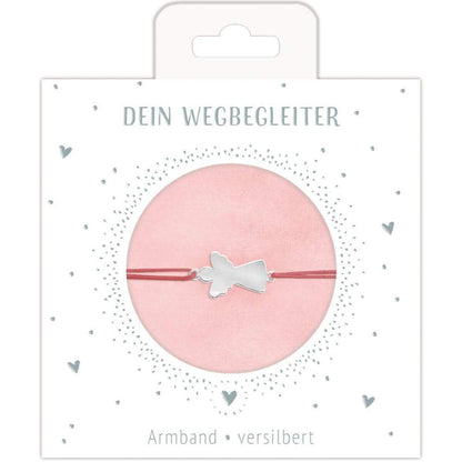 Coppenrath Verlag Armband mit Schutzengelanhänger (versilbert), 1 Stück, 2-fach sortiert